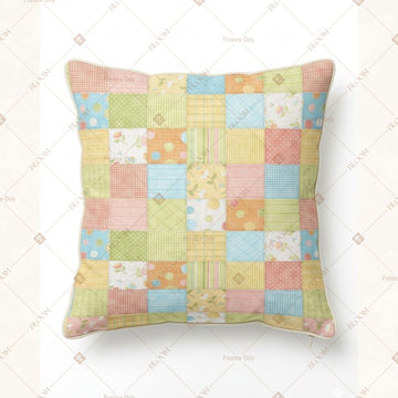 Pastel Patchwork Cushion Cover Pack of 12