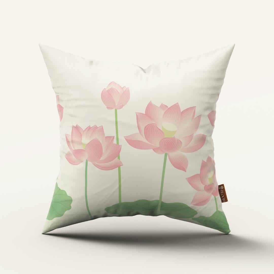 Soft Lotus Grace: Cushion Cover - Pack of 12