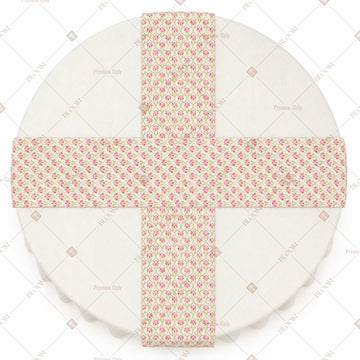 Peach Diamond Trellis Table Runner Pack Of 12