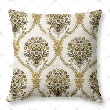Royal Gold Damask Cushion Cover Pack of 12