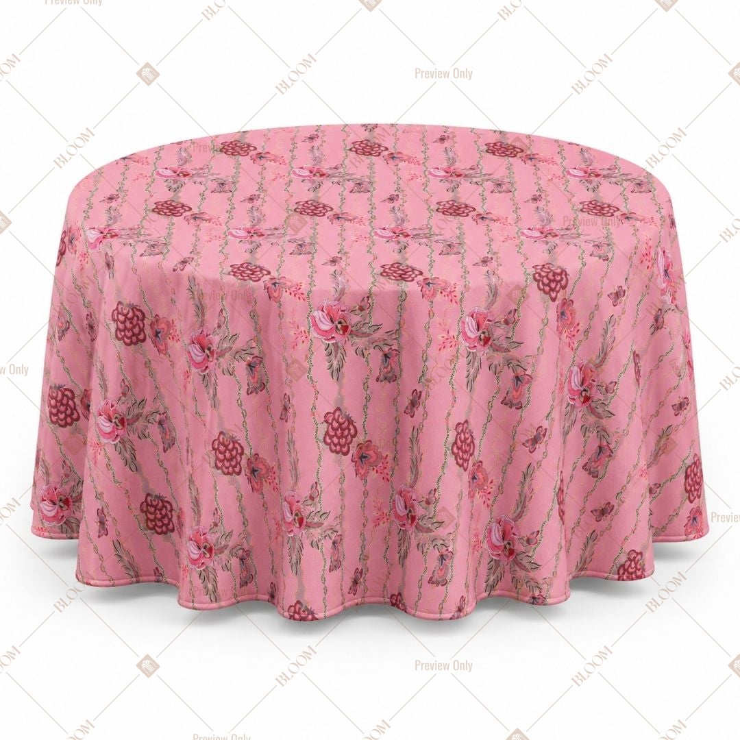 Pink Rose Table Cover Pack Of 6