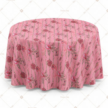 Pink Rose Table Cover Pack Of 6