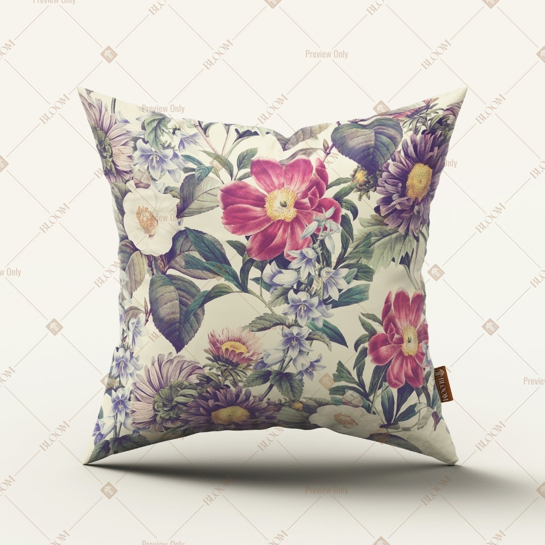 Vintage Botanical Bloom Cushion Cover Pack of 12