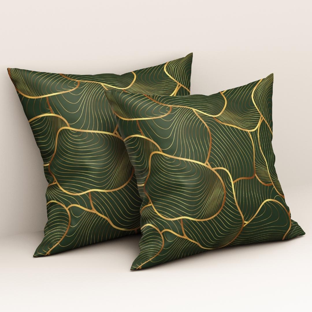 Emerald Wave Luxe: Cushion Cover - Pack of 12