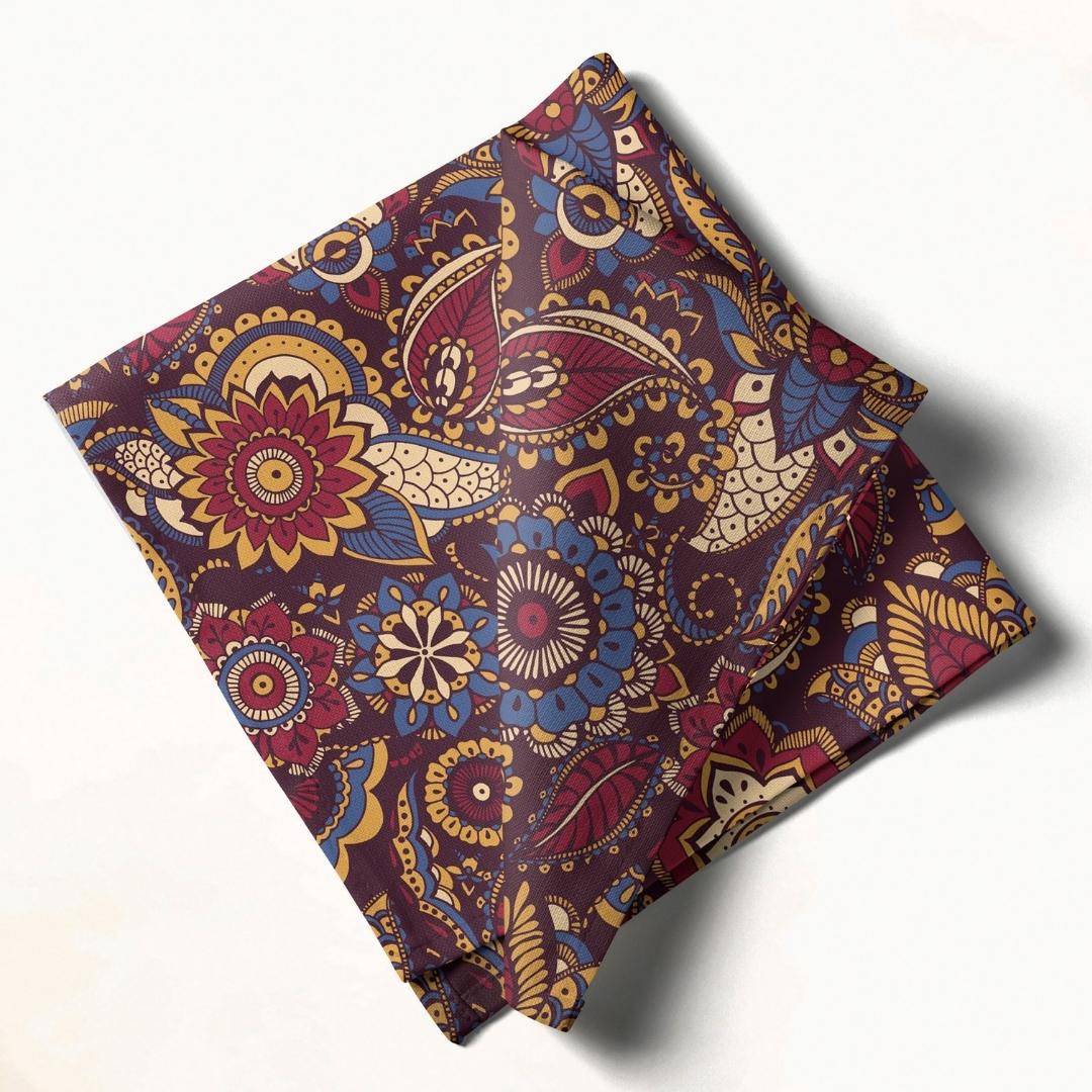 Bohemian Paisley: Napkins 18" X 18" - Pack Of 20