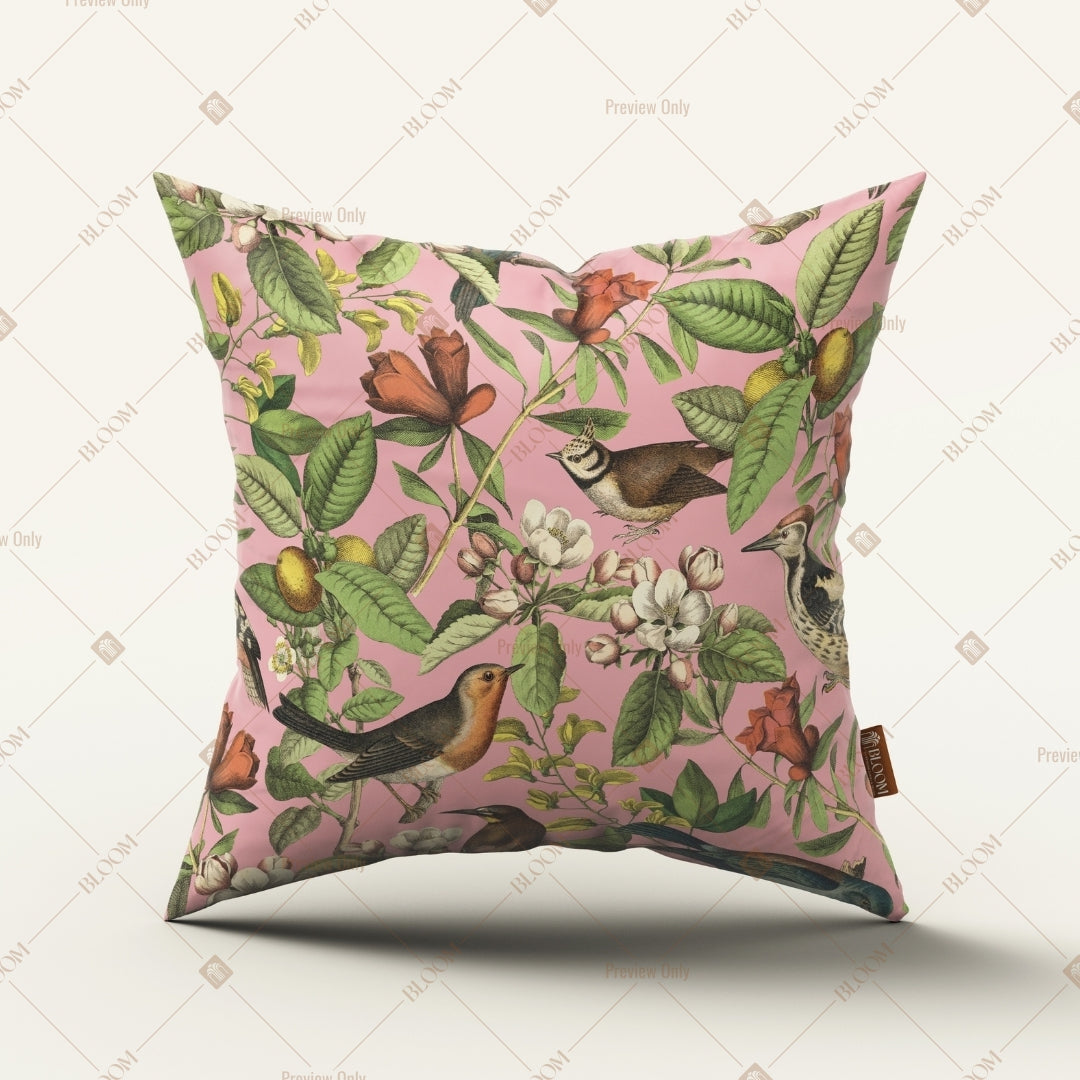 Pink Botanical Garden Cushion Cover Pack of 12