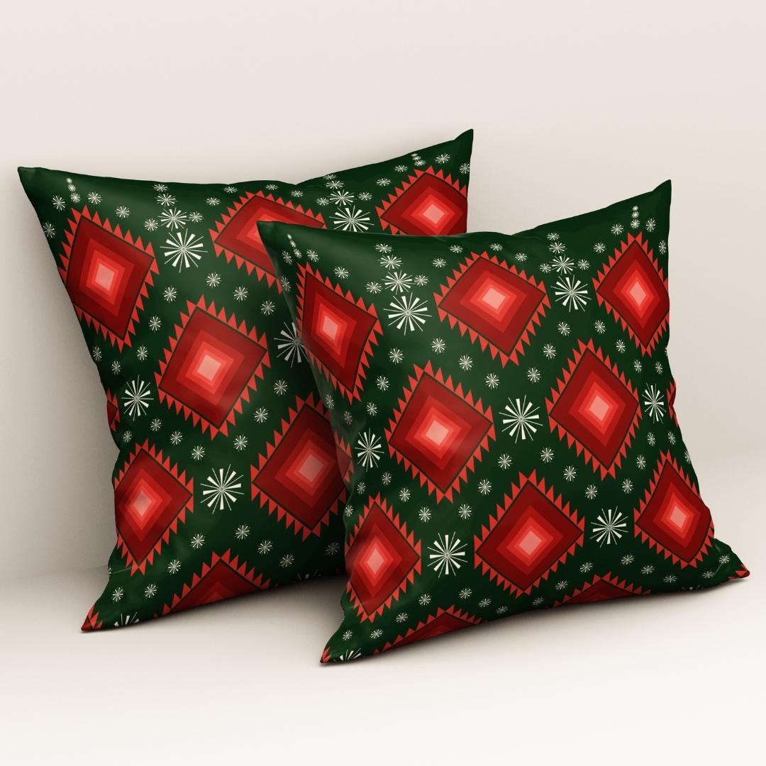 Festive Diamond Charm: Cushion Cover - Pack of 12