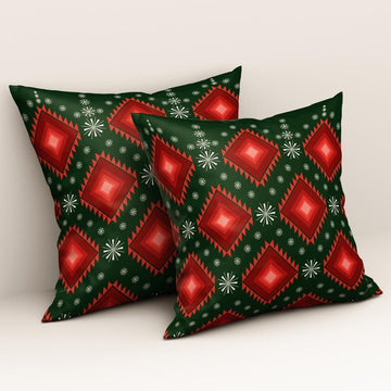Festive Diamond Charm: Cushion Cover - Pack of 12