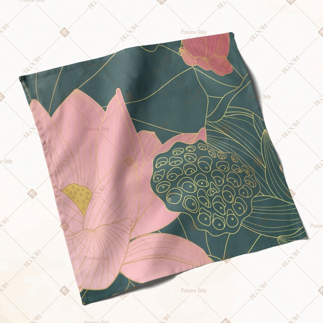 Blush Botanical Pattern Napkin Pack of 20