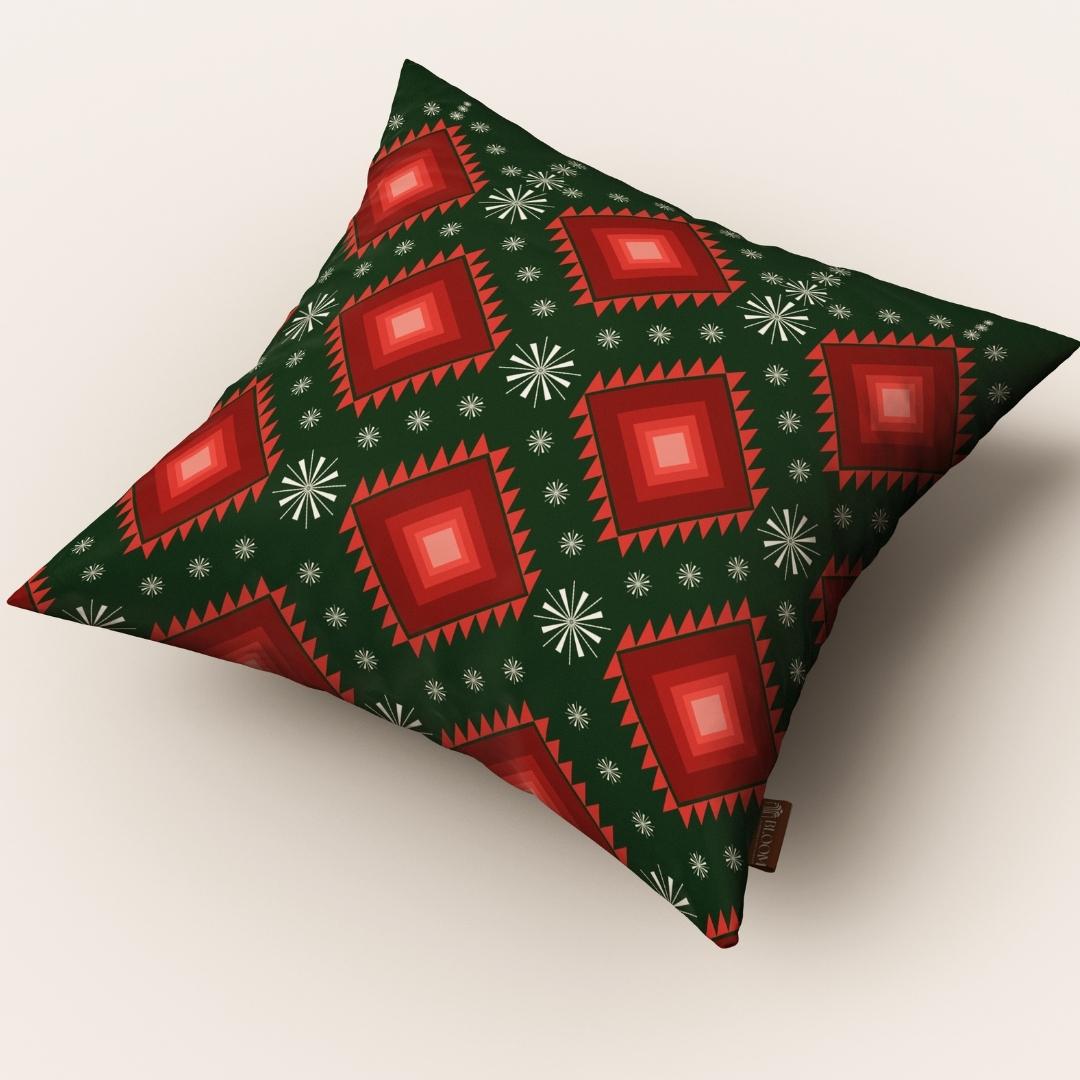 Festive Diamond Charm: Cushion Cover - Pack of 12