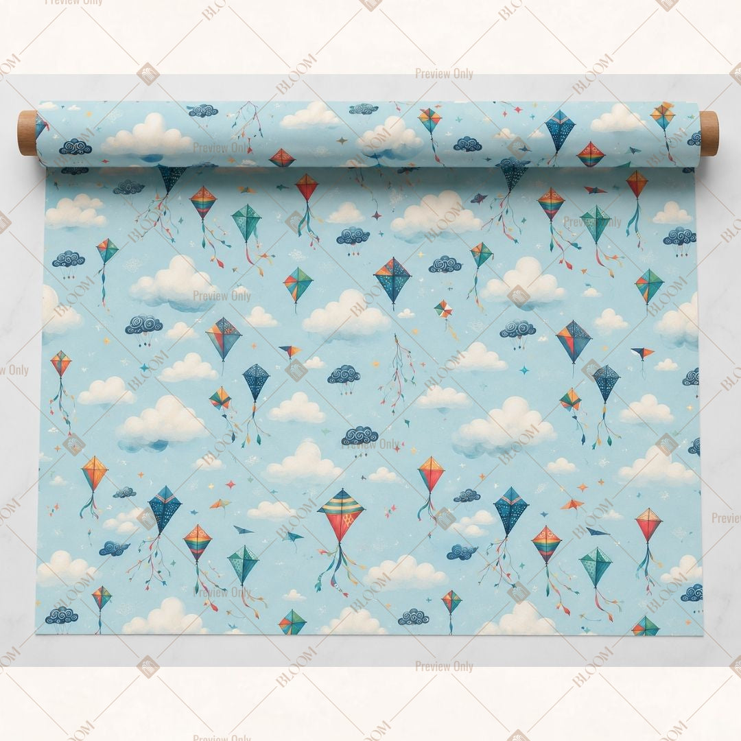 Blue Star Print Fabric Pack of 25