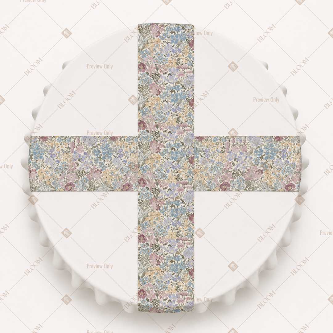 Pastel Floral Trellis Table Runner Pack Of 12