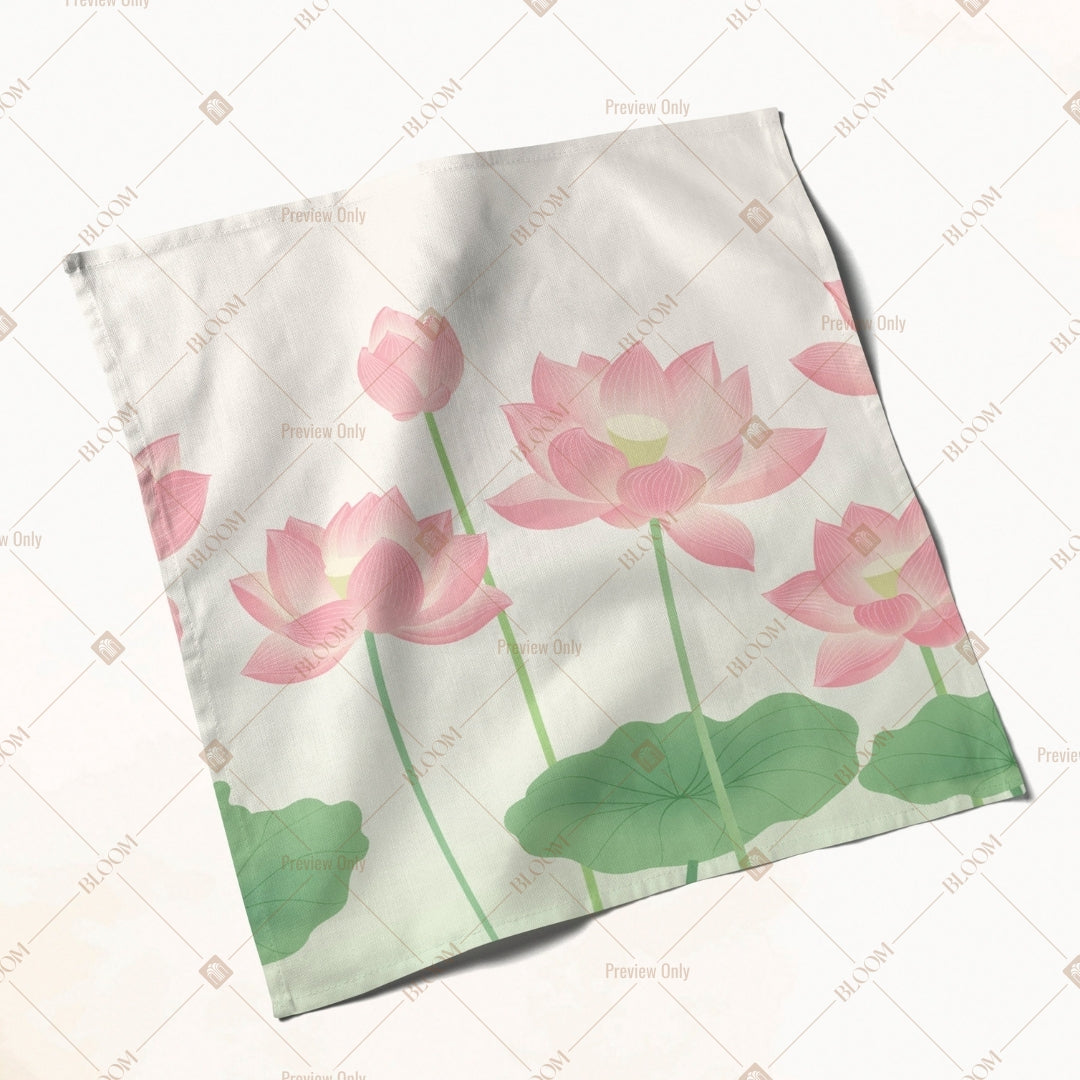 Soft Pink Floral Napkin Pack of 20