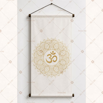 Om Mandala Spiritual Wall Hanging