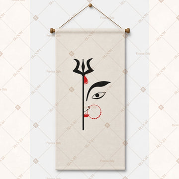Durga Eyes Minimal Wall Hanging