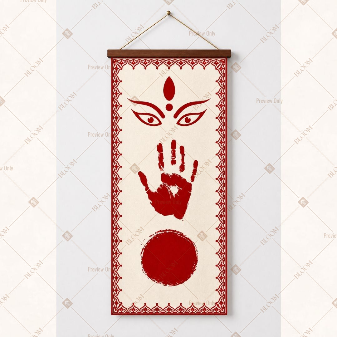 Shakti Symbol Spiritual Wall Hanging