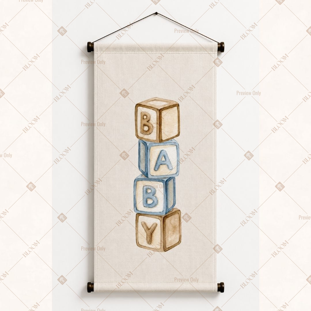 Baby Love Nursery Wall Hanging