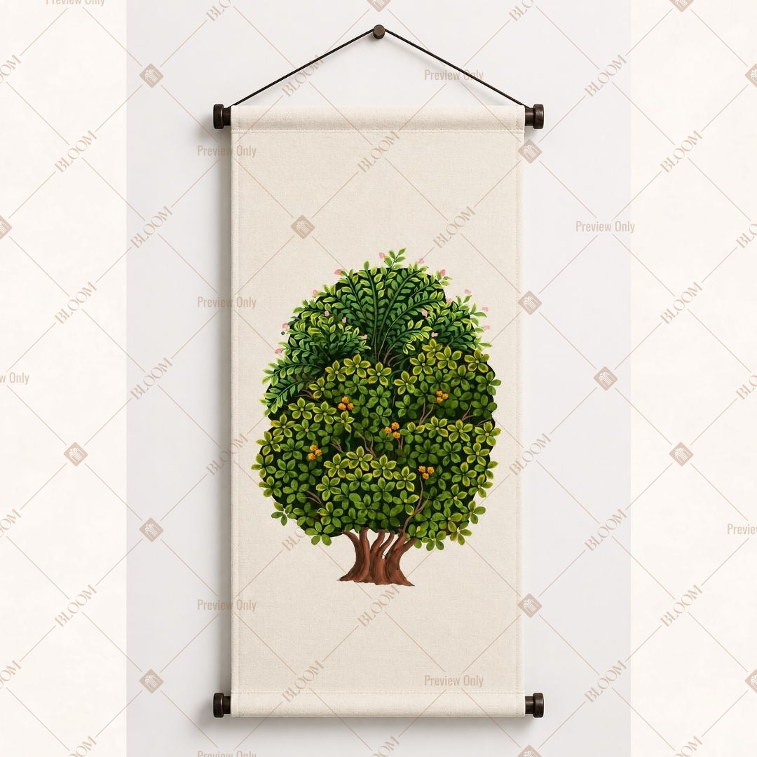Green Tree Of Life Wall Hanging