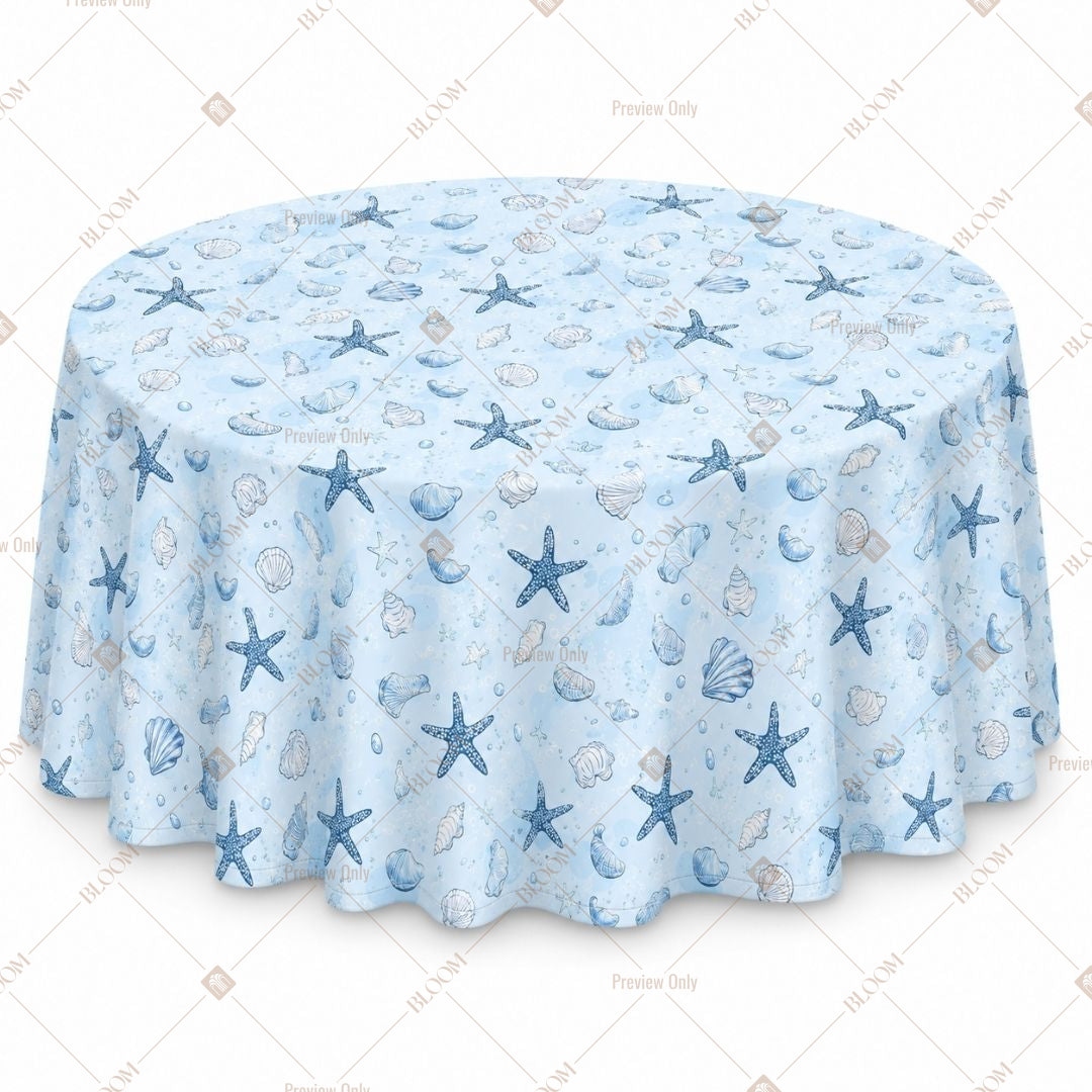 Blue Starfish Table Cover Pack Of 6
