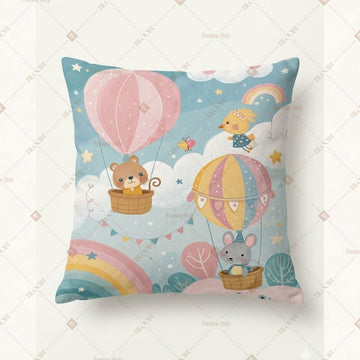 Hot Air Balloon Nursery Cushion Cover Pack of 12