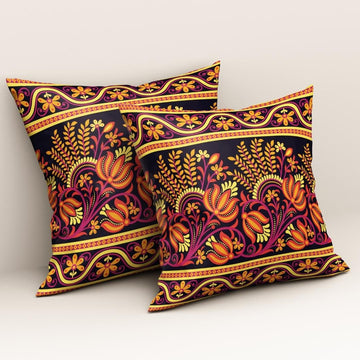 Midnight Elegance: Cushion Cover - Pack of 12