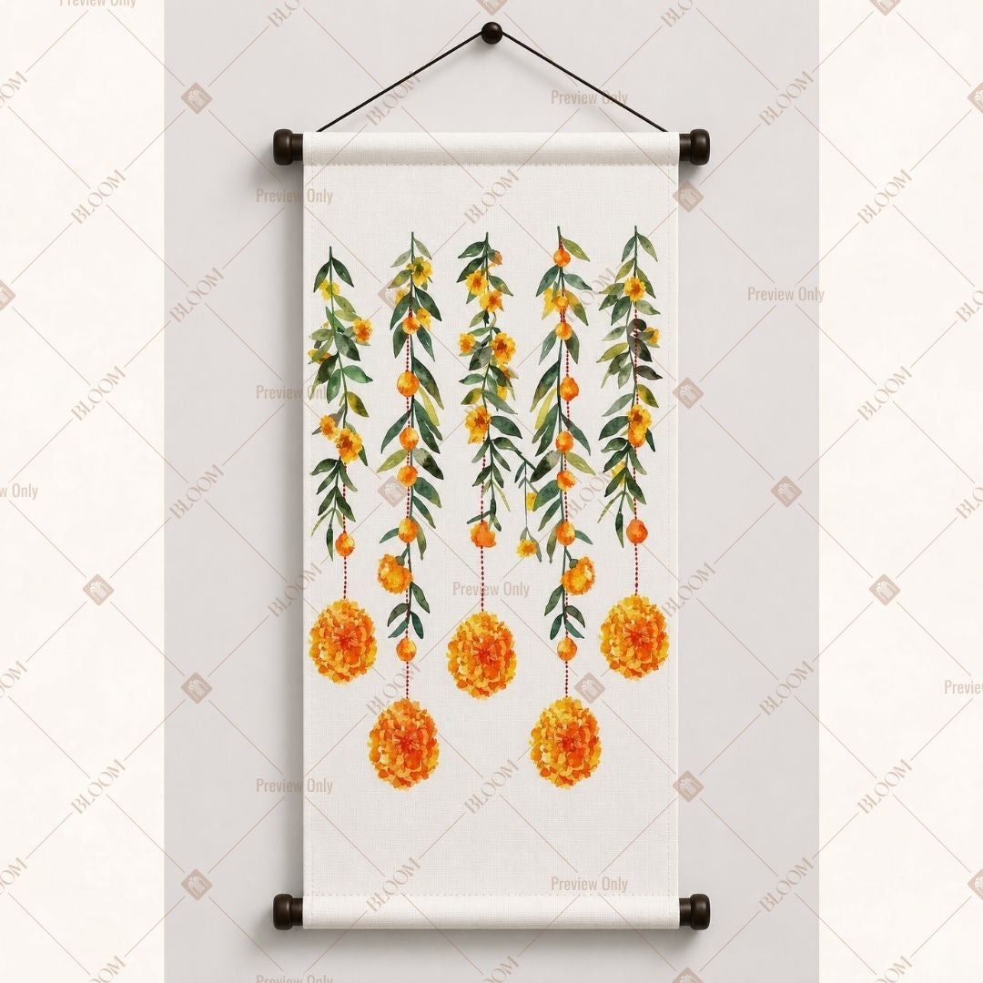 Marigold Garland Wall Hanging