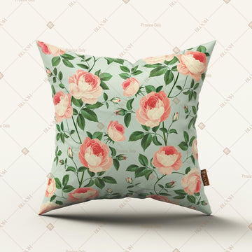 Coral Rose Garden Cushion Cover Pack of 12