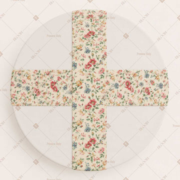 Peach Floral Vine Table Runner Pack Of 12