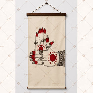 Sacred Footprint Symbol Wall Hanging