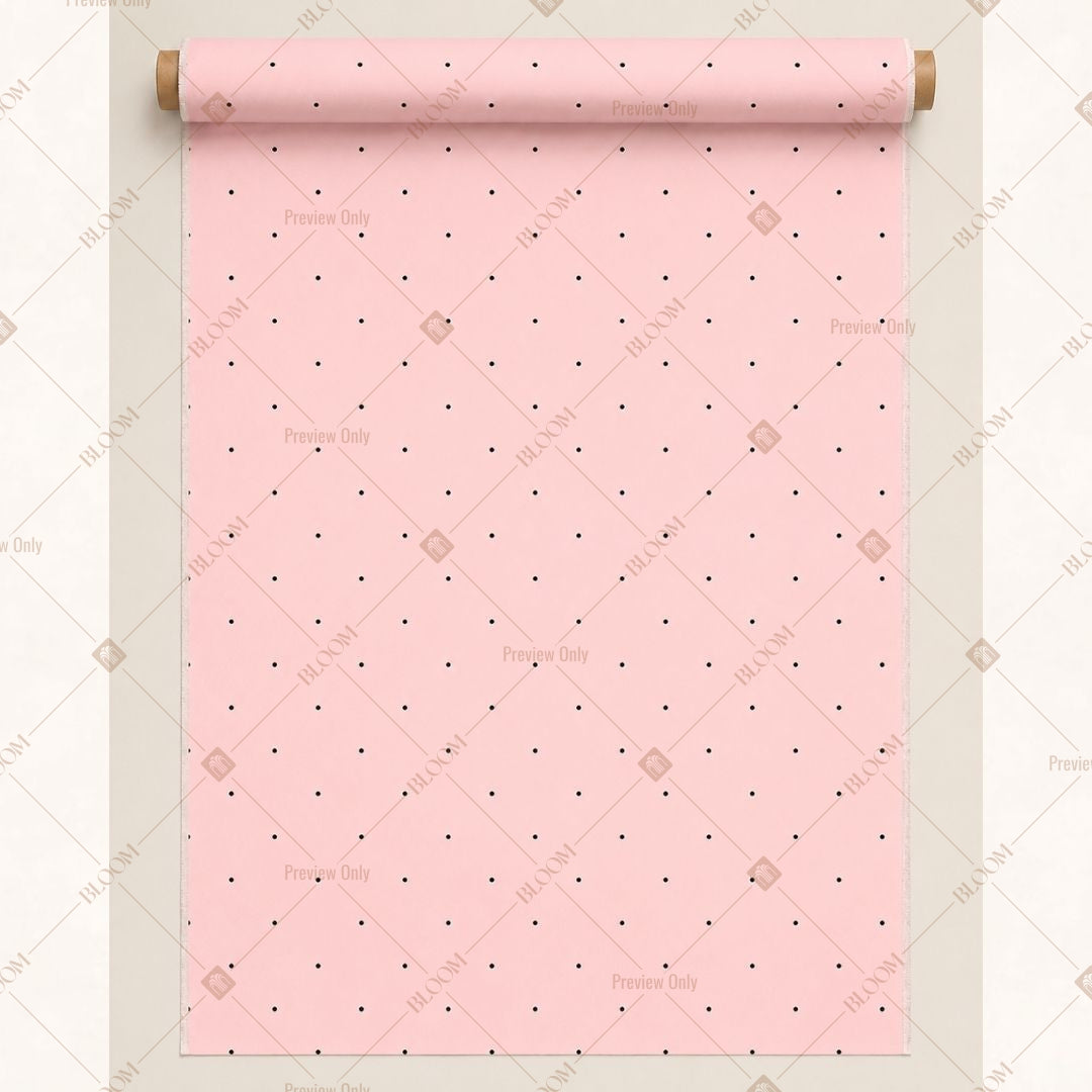 Blush Mini Dot Fabric Pack of 25