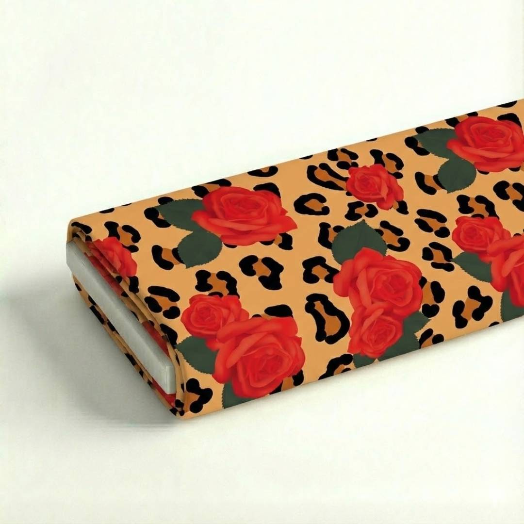 Wild Royale Animal Floral Fabric Roll