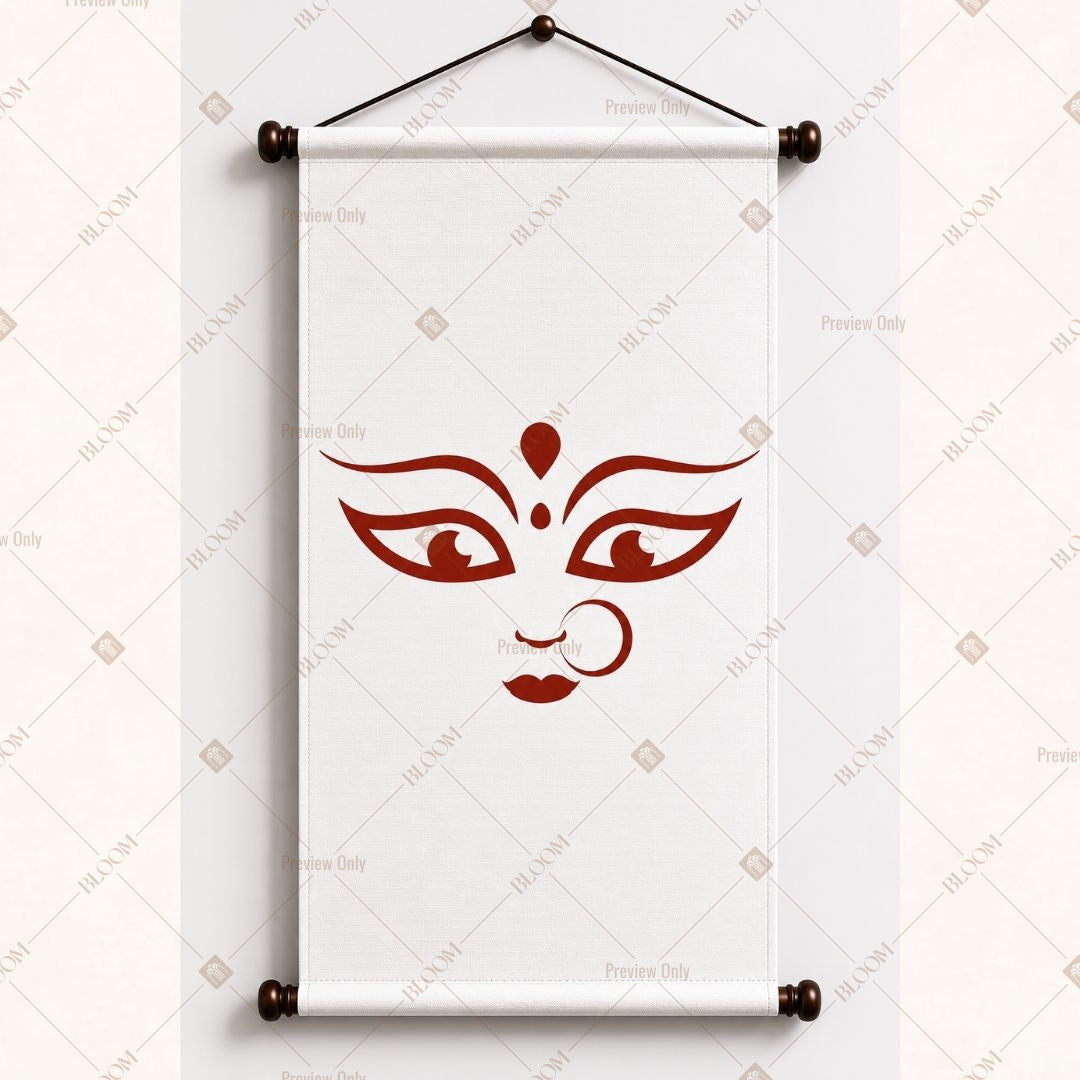 Durga Eyes Symbol Wall Hanging