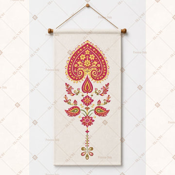 Paisley Floral Motif Wall Hanging