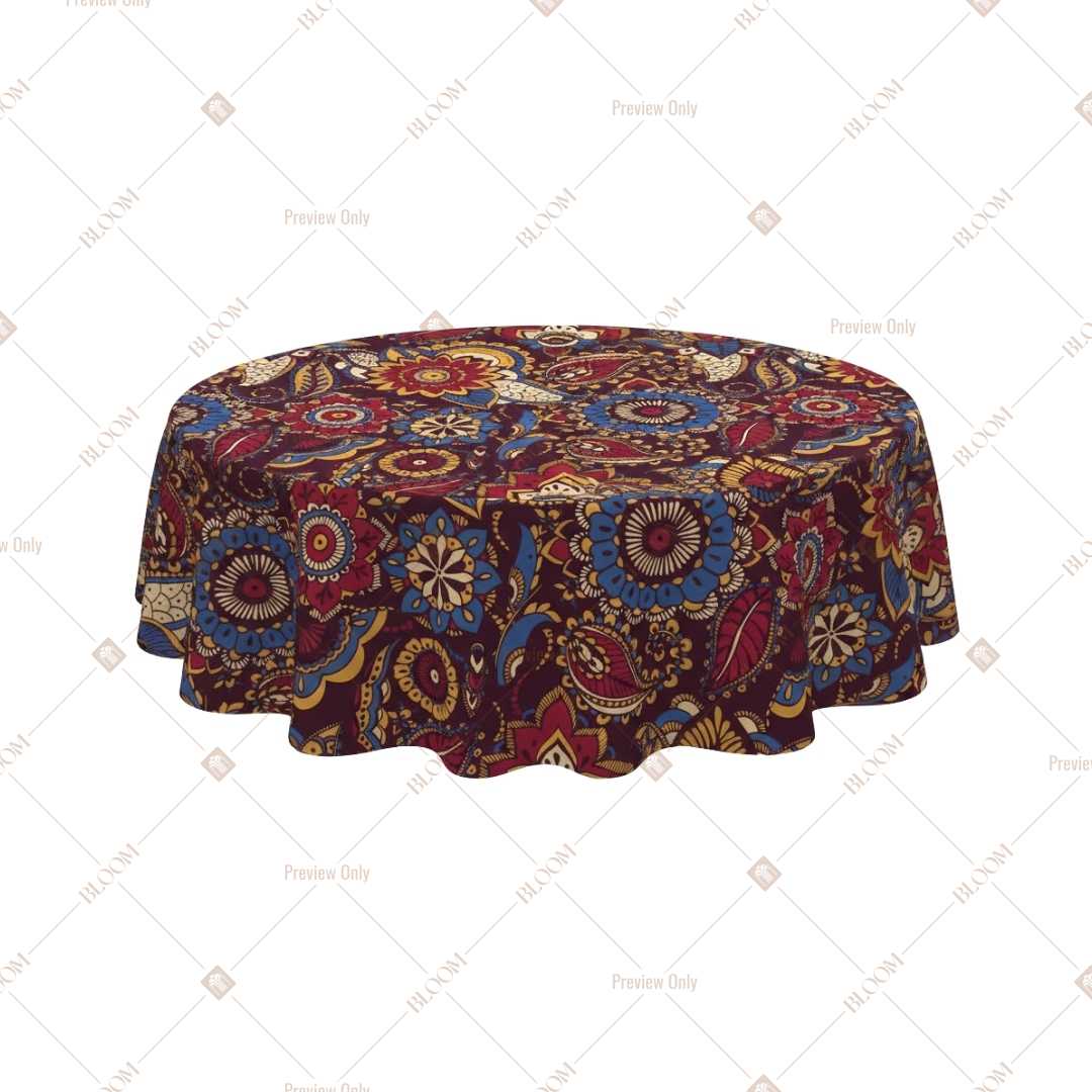 Bohemian Paisley Mandala Table Cover Pack Of 6