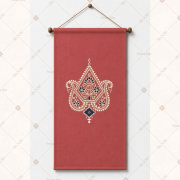Pink Paisley Mandala Wall Hanging
