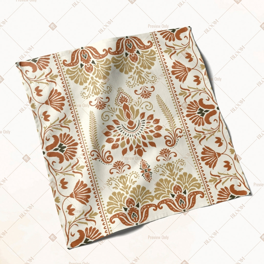 Vintage Paisley Floral Napkin Pack of 20