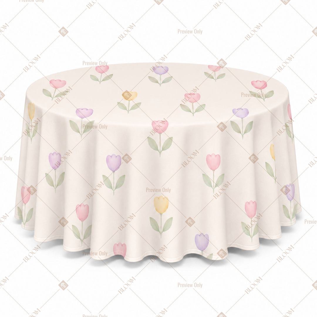 Bunny Tulip Table Cover Pack Of 6