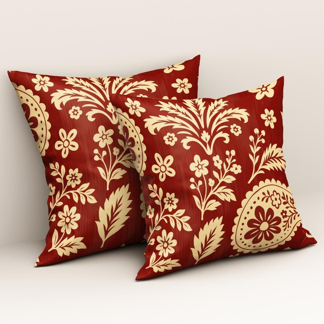 Rustic Red Garden: Cushion Cover - Pack of 12