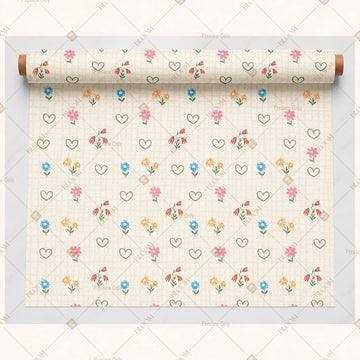 Tiny Floral Sprig Fabric Pack of 25