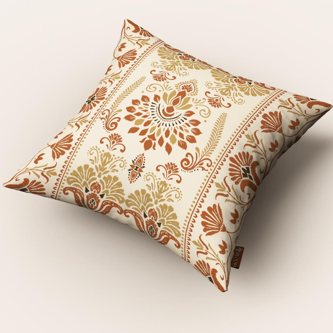 Golden Blossom Charm: Cushion Cover - Pack of 12