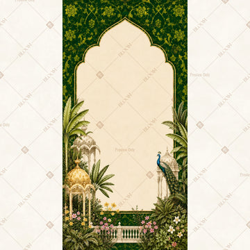 Luxury Garden Arch Wedding Vertical Backdrop