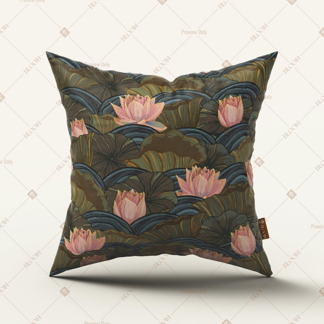 Dark Lotus Pond Cushion Cover Pack of 12
