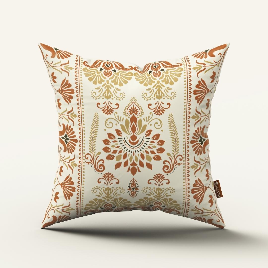 Golden Blossom Charm: Cushion Cover - Pack of 12