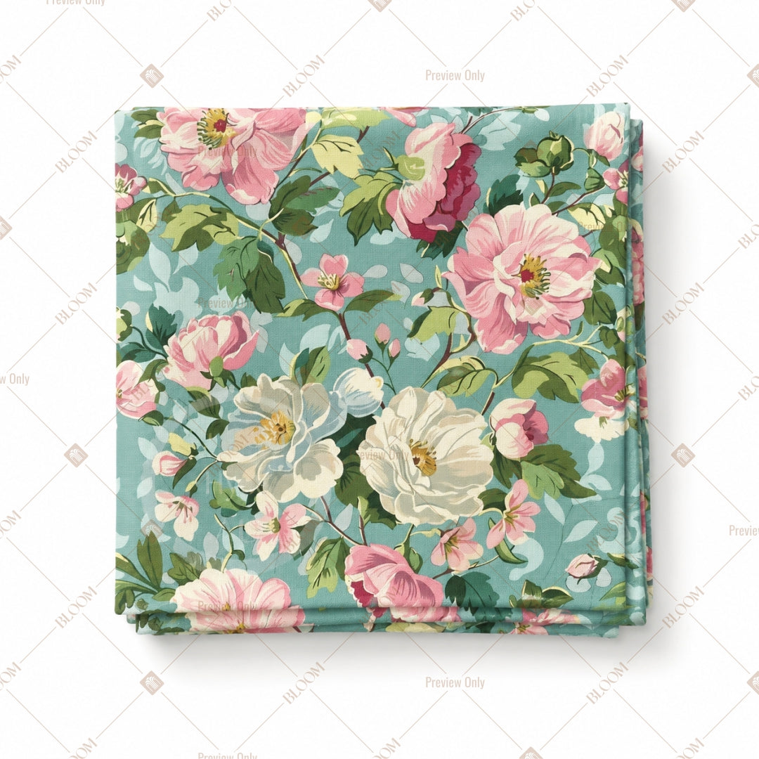 Vintage Rose Floral Pattern Design