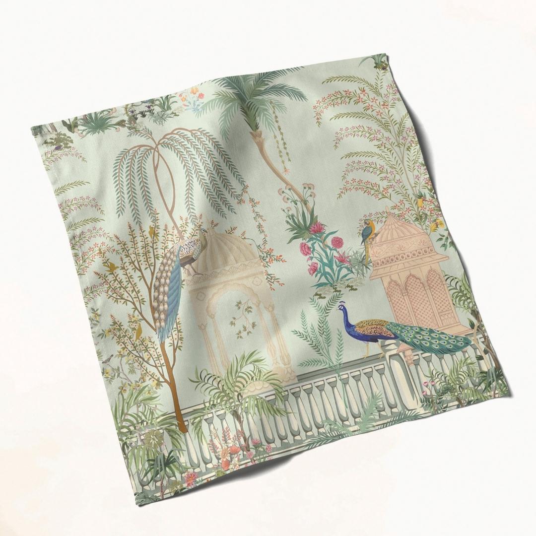 Peacock Garden: Napkins 18" X 18" - Pack Of 20