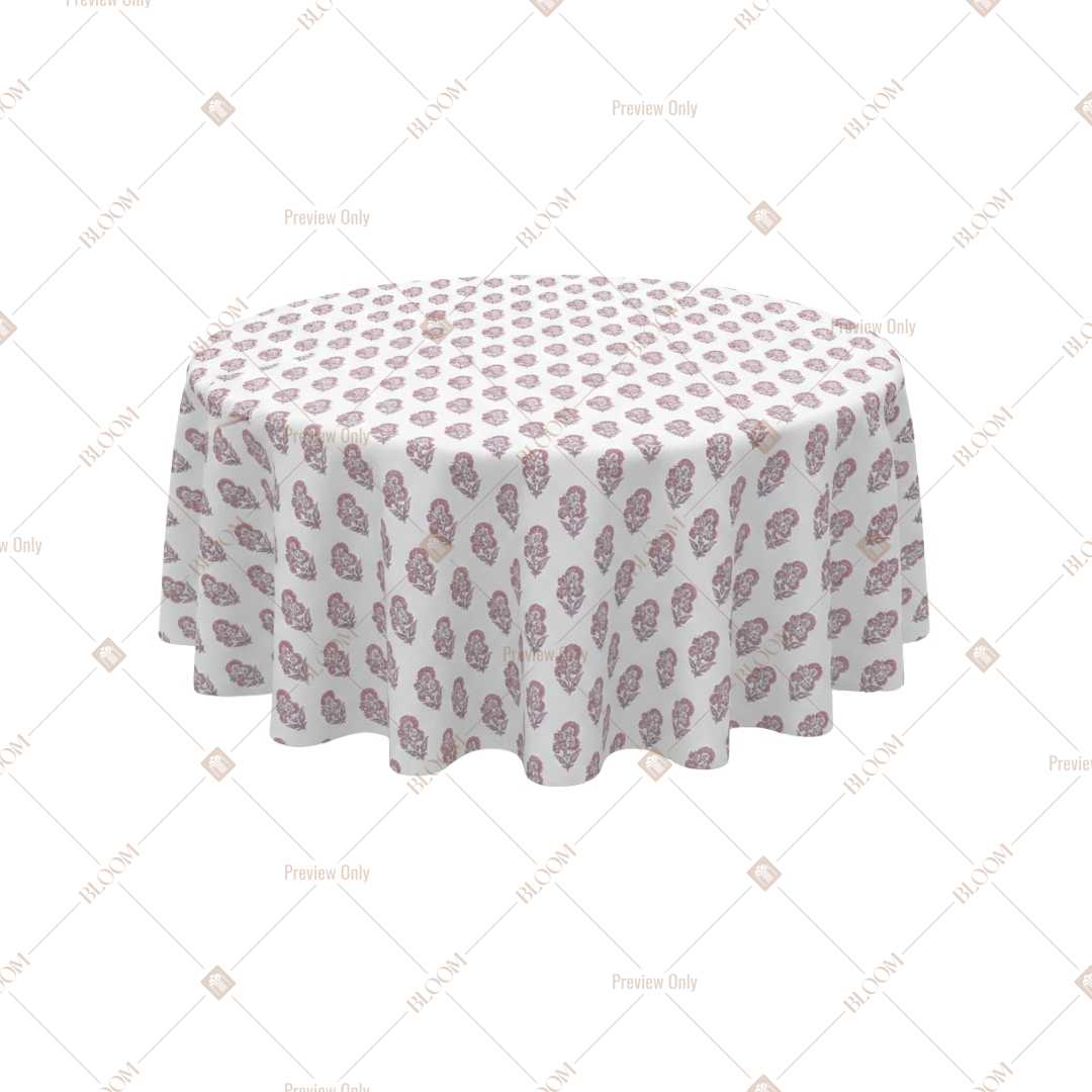 Ivory Geometric Trellis Table Cover Pack Of 6