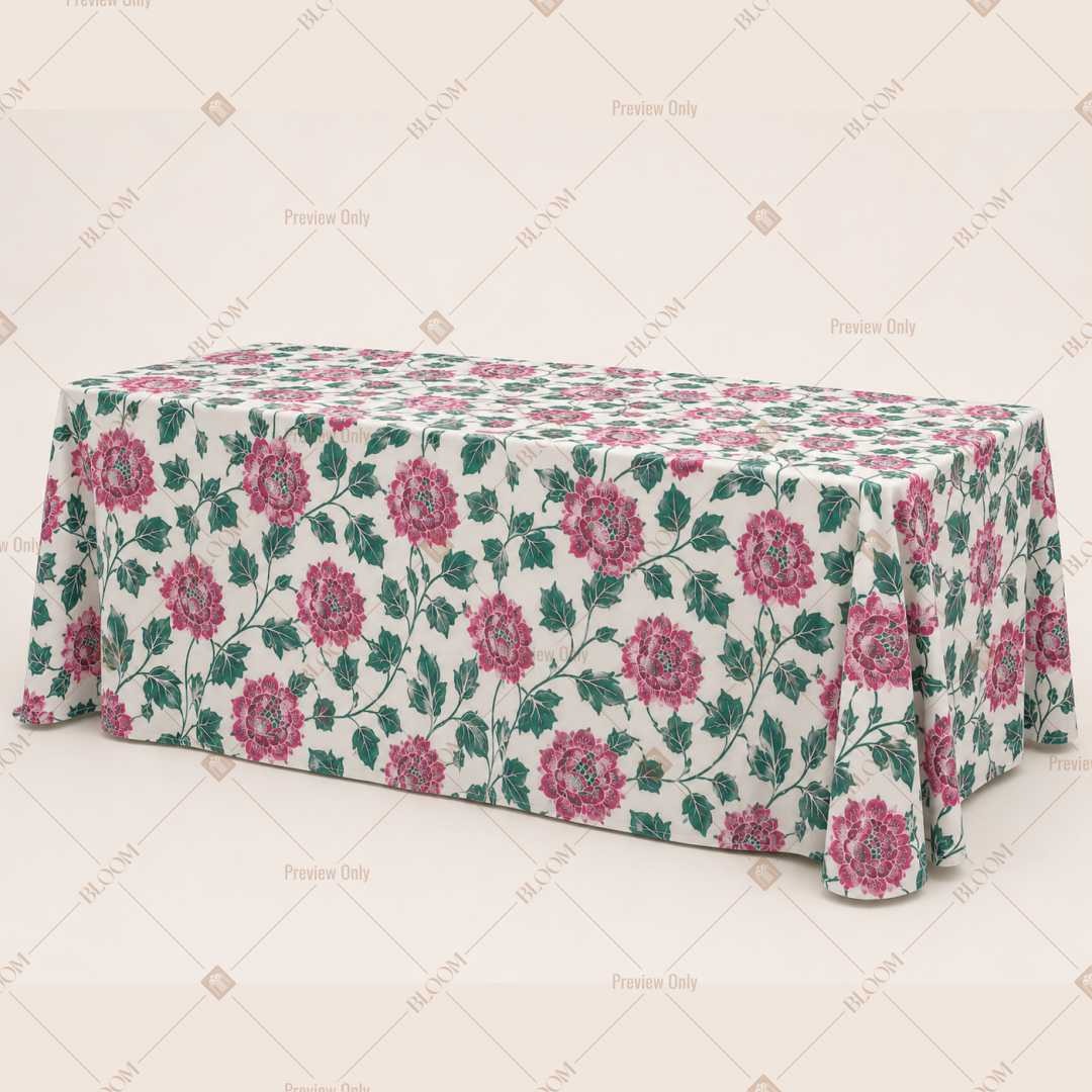 Pink Botanical Garden Table Cover Pack Of 6