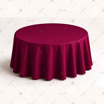 Burgundy Table Cover Pack Of 6
