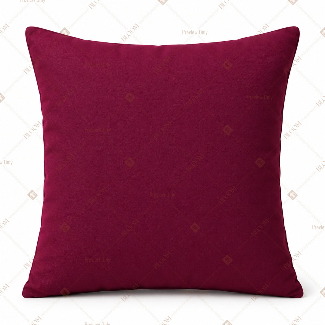 Burgundy Cushion Cover Pack of 12