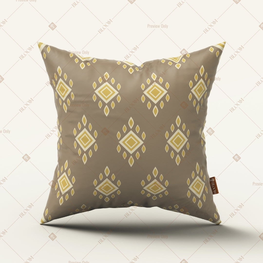 Gold Diamond Geometric Cushion Cover Pack of 12